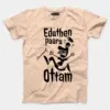 Eduthen Paaru Ottam Men/Unisex T-Shirt in Peach Color