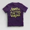 Anna Auto Varuma Boys Round Neck T-Shirt in Purple Color