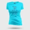 Naan 7Th Pass Na, Neenge Sslc Fail Women's T-Shirt in SkyBlue Color