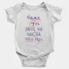 Naan 7Th Pass Na, Neenge Sslc Fail Onesie/Romper in White Color