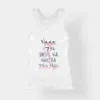 Naan 7Th Pass Na, Neenge Sslc Fail Women's Tank Top in White Color