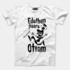 Eduthen Paaru Ottam Men/Unisex T-Shirt in White Color