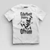 Eduthen Paaru Ottam Boys Round Neck T-Shirt in White Color