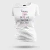 Naan 7Th Pass Na, Neenge Sslc Fail Women's T-Shirt in White Color