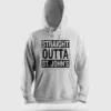 Straight Outta St. Johns Men/Unisex Hoodie in White Color