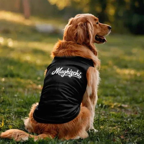 Maghizchi dog tank in black color
