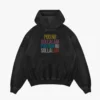 Poo Nu Sollalam Men/Unisex Acid Wash Hoodie in Black Color