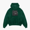 Straight Outta SBOA Men/Unisex Acid Wash Hoodie in Bottle Green Color