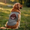 Be Happy, Cool Down, Cool Down, Cool Down Dog Tank in Grey Melange Color