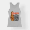 Seruppu - A Device Used By Indian Parents Women's Tank Top in Grey Melange Color