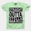 Straight Outta Stella Maris Men/Unisex T-Shirt in Jade Color