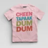 Cheen Tapaak Dum Dum Boys Round Neck T-Shirt in Light Baby Pink Color