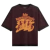 Ade Apprecentingala Men/Unisex Acid Wash Oversized T-Shirt in Maroon Color