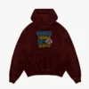 Namakku Therinja Orey Luv, Eluvvu Men/Unisex Acid Wash Hoodie in Maroon Color