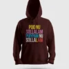 Poo Nu Sollalam Men/Unisex Hoodie in Maroon Color