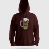 Save Water And Have Sarakku Men/Unisex Hoodie in Maroon Color