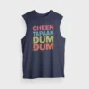 Cheen Tapaak Dum Dum Men/Unisex Tank Top in Navy Blue Color