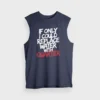 If Only I Could Replace Water With Quarter Men/Unisex Tank Top in Navy Blue Color