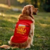 Vettina Thala Yenaku Dog Tank in Red Color
