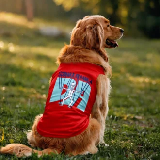 Sodhikkaraangada Dog Tank in Red Color