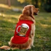 Save Water And Have Sarakku Dog Tank in Red Color
