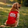 Moona Thotadhu Yaaru Dog Tank in Red Color