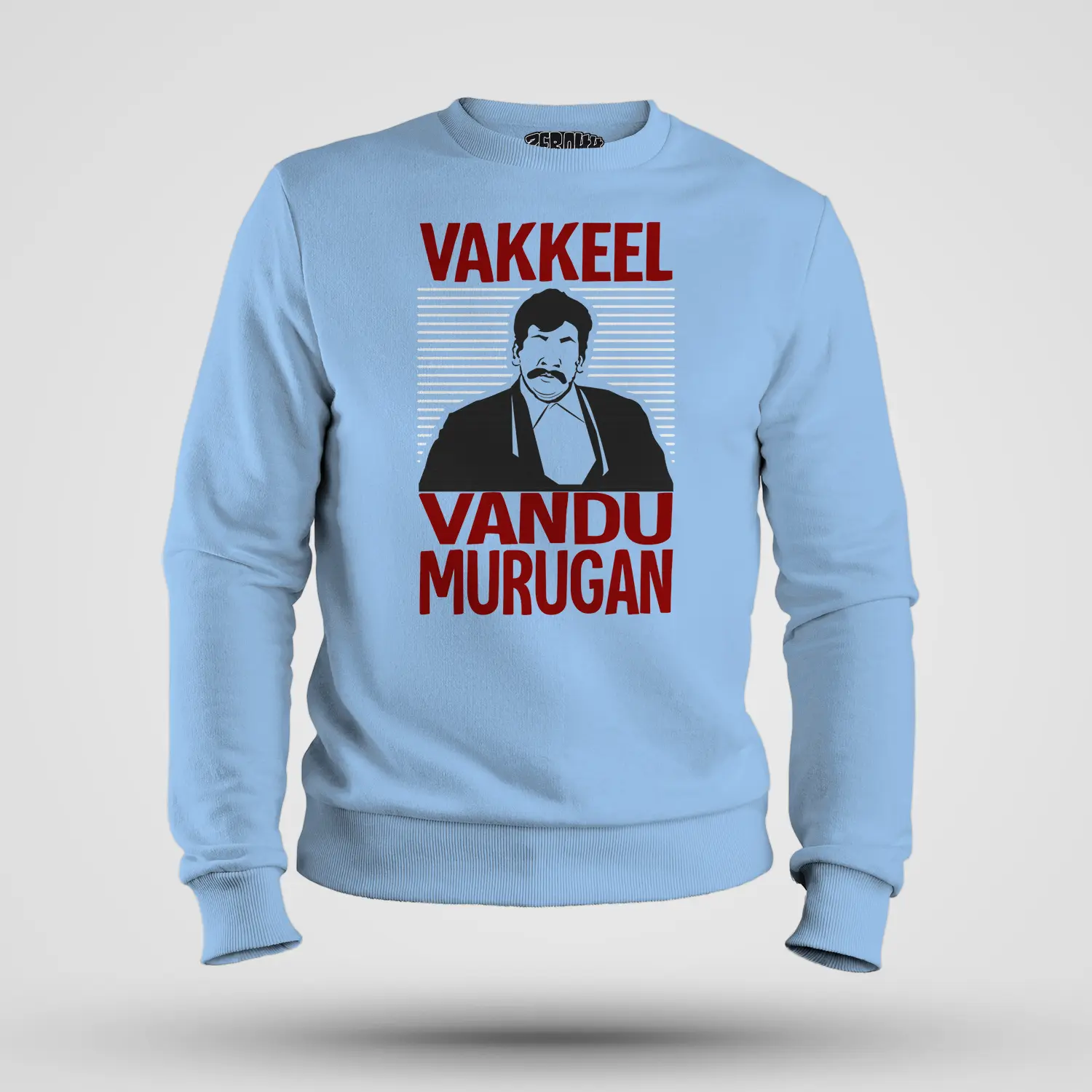 Vakeel Vandu Murugan Men/Unisex Sweatshirt in Baby Blue Color
