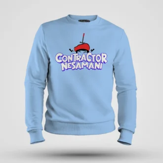 Contractor Nesamani Men/Unisex Sweatshirt in Baby Blue Color