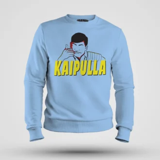 Kaipulla Men/Unisex Sweatshirt in Baby Blue Color