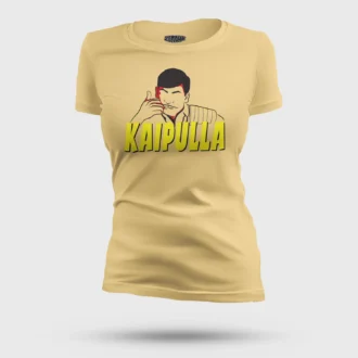 Kaipulla Women's T-Shirt in Beige Color