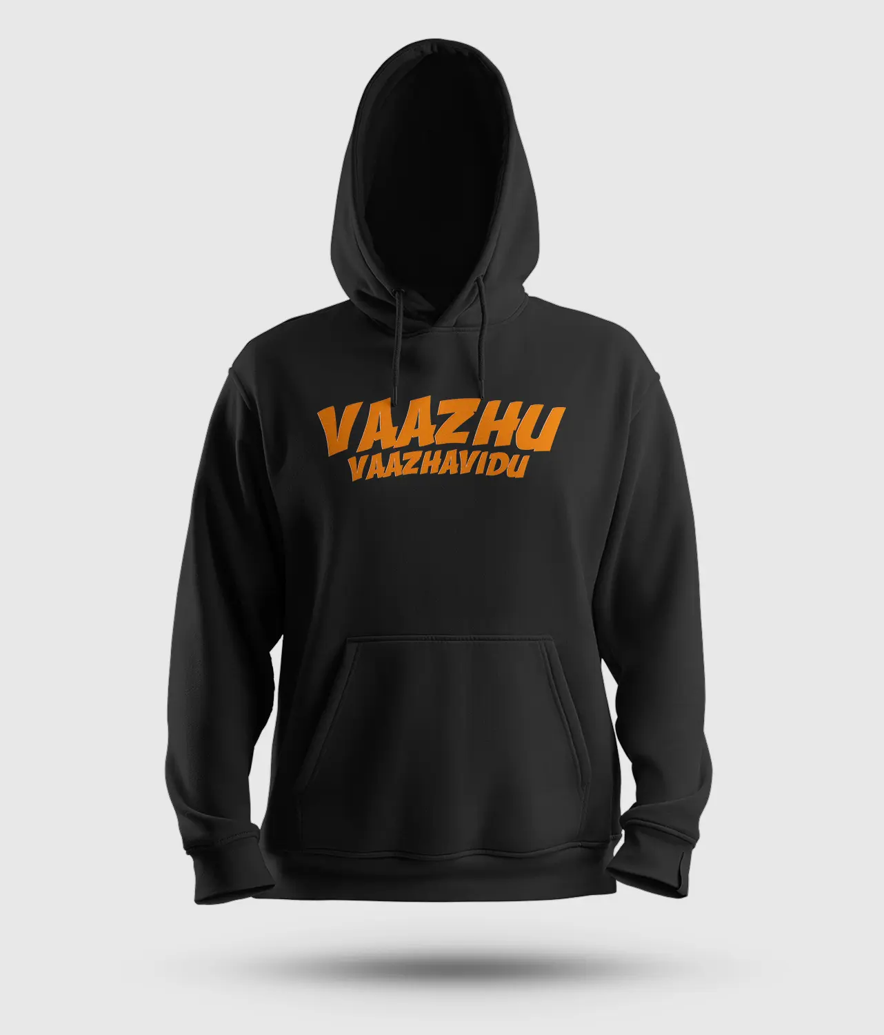 Vaazhu Vaazhavidu Men/Unisex Hoodie in Black Color