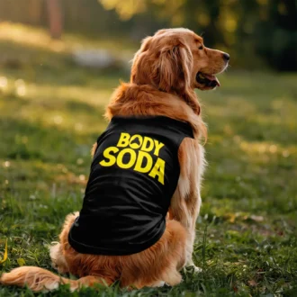 Body Soda Dog Tank in Black Color