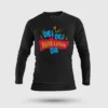 Dei Dei Nadikaadha Da Men/Unisex Long Sleeve T-Shirt in Black Color