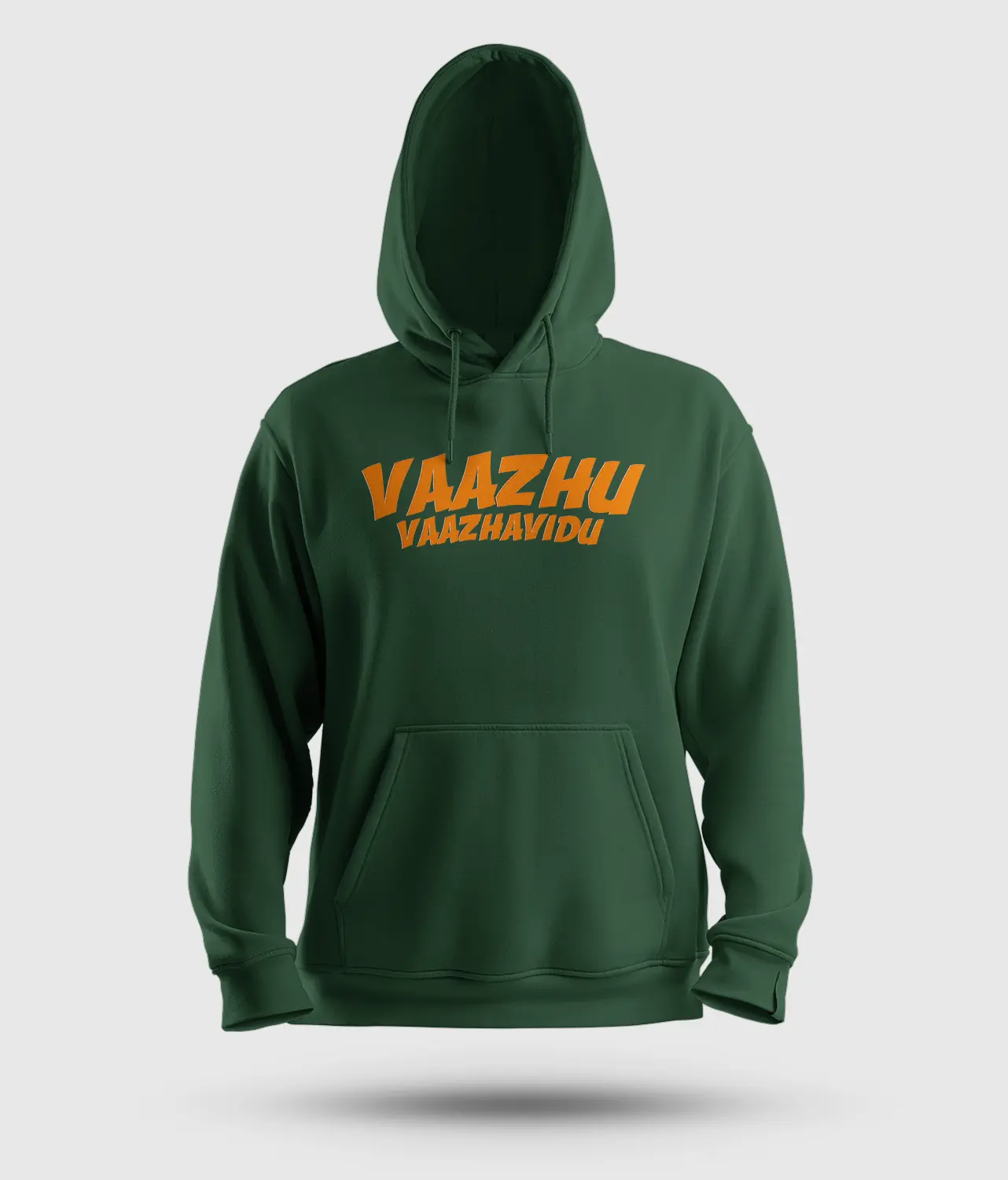 Vaazhu Vaazhavidu Men/Unisex Hoodie in Bottle Green Color