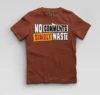 No Comments Simbly Waste Boys Round Neck T-Shirt in Brick Red Color