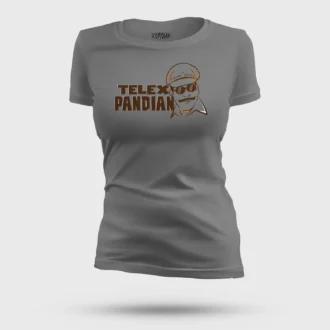 Telex Pandian Women's T-Shirt in Charcoal Melange Color