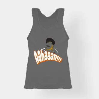 Aahaaan Women's Tank Top in Charcoal Melange Color