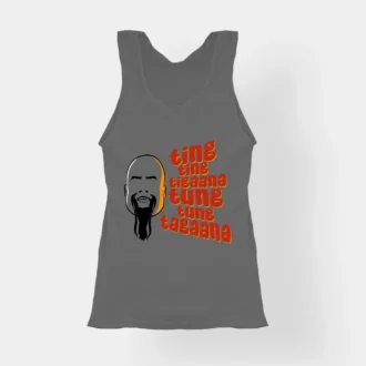 Ting Ting Tigaana, Tung Tung Tagaana Women's Tank Top in Charcoal Melange Color