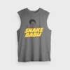 Snake Babu Men/Unisex Tank Top in Charcoal Melange Color