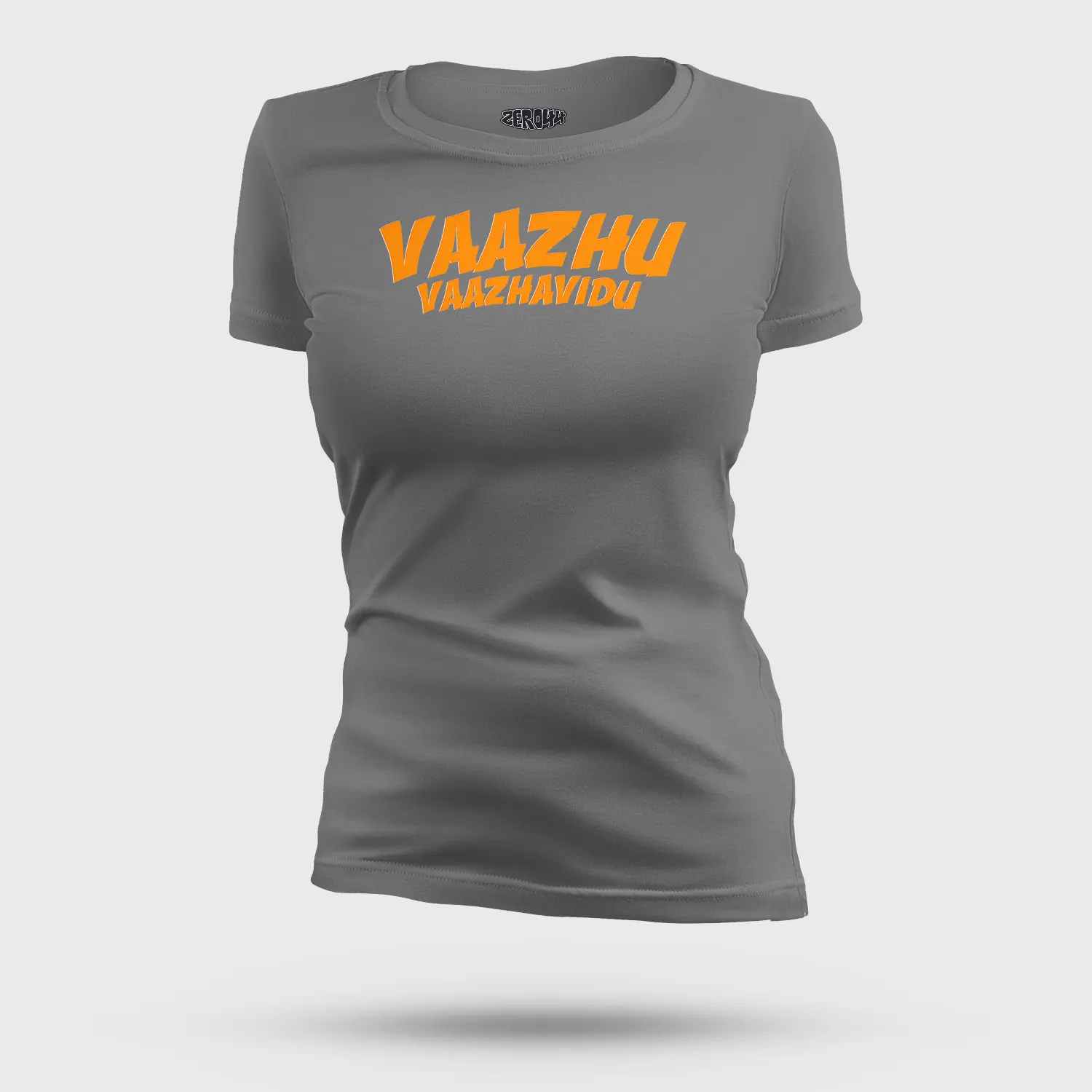Vaazhu Vaazhavidu Women's T-Shirt in Charcoal Melange Color