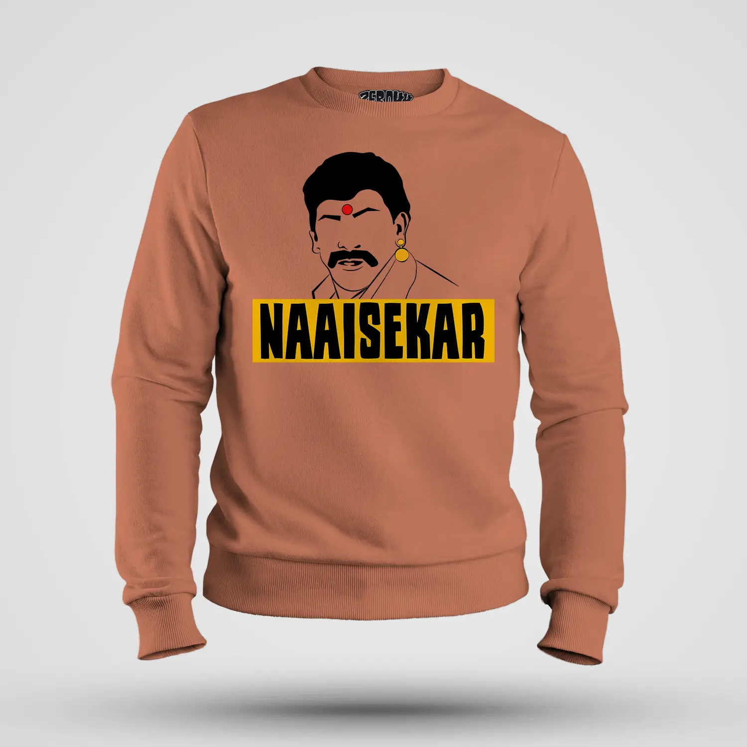 Naaisekar Men/Unisex Sweatshirt in Coral Color