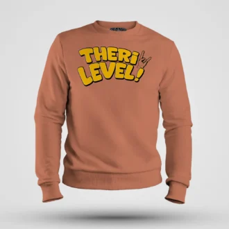 Theri Level Men/Unisex Sweatshirt in Coral Color