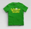 Sethaan Sekaru Boys Round Neck T-Shirt in Flag Green Color