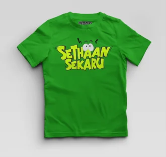 Sethaan Sekaru Boys Round Neck T-Shirt in Flag Green Color