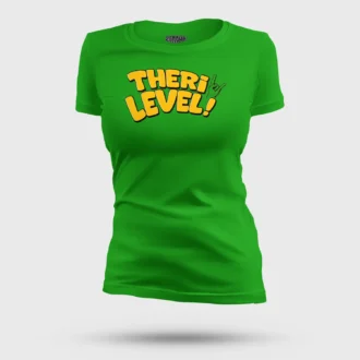Theri Level Women's T-Shirt in Flag Green Color