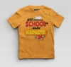 Nee Padicha School La Naan Headmaster Da Boys Round Neck T-Shirt in Golden Yellow Color