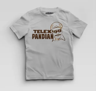 Telex Pandian Boys Round Neck T-Shirt in Grey Melange Color