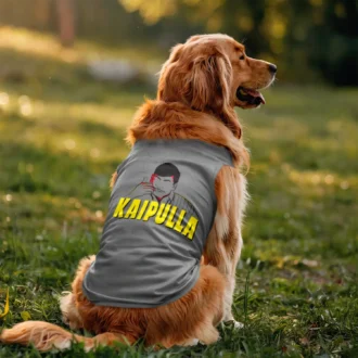 Kaipulla Dog Tank in Grey Melange Color