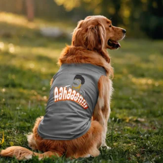 Aahaaan Dog Tank in Grey Melange Color