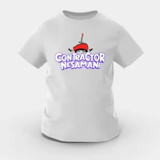 Contractor Nesamani Girls Round Neck T-Shirt in Grey Melange Color